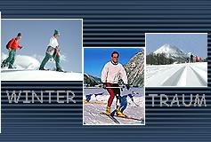 Langlaufen, Scating, Winterwandern, Schneeschuhwandern, Schlittenfahren, Alpinski, Snowboard und vieles mehr auf ber 1.100 Meter Hhe...