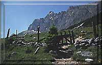 Leutasch - Wanderparadies Wettersteingebirge - hier im Bild das sogenannte "Puittal Gatterl"